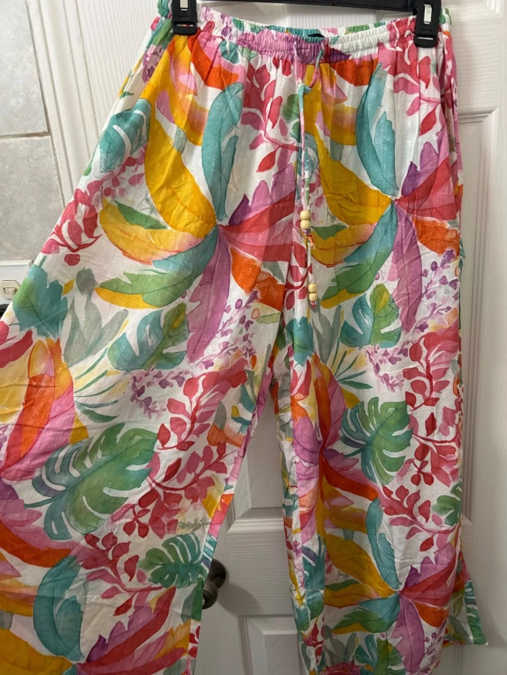 Rachel Roy Floral Rayon Pants - Picture 5 of 6
